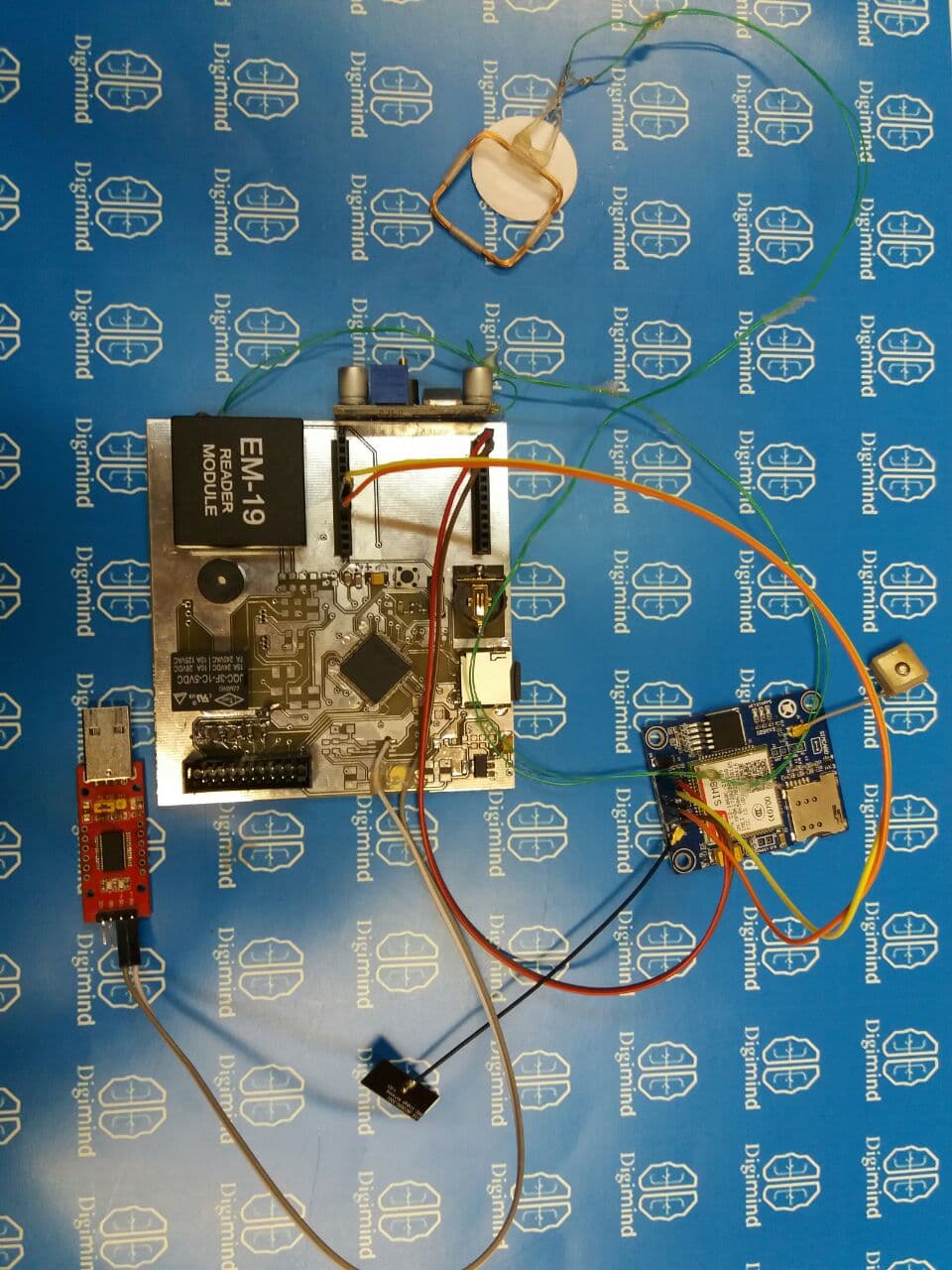 ریدر RFID با قابلیت ارسال موقعیت gps -مرکز ذهن دیجیتال